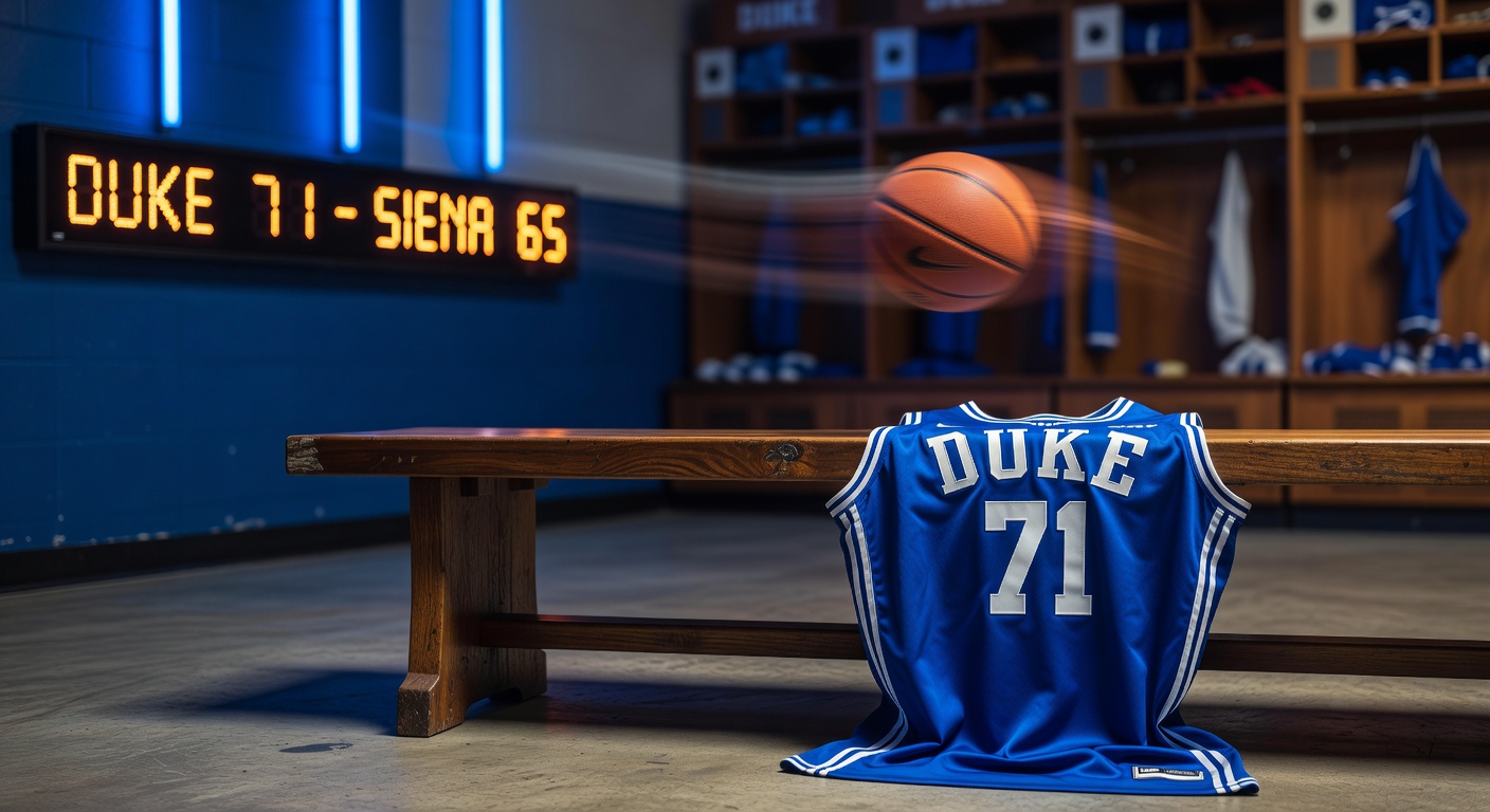 Duke Blue Devils rally from halftime deficit to defeat Siena Saints 71-65 in NCAA men's tournament first round