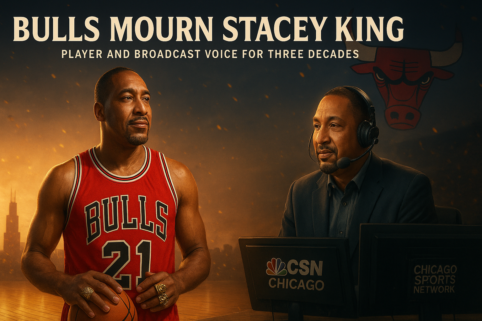 Bulls mourn Stacey King, player and broadcast voice for three decades