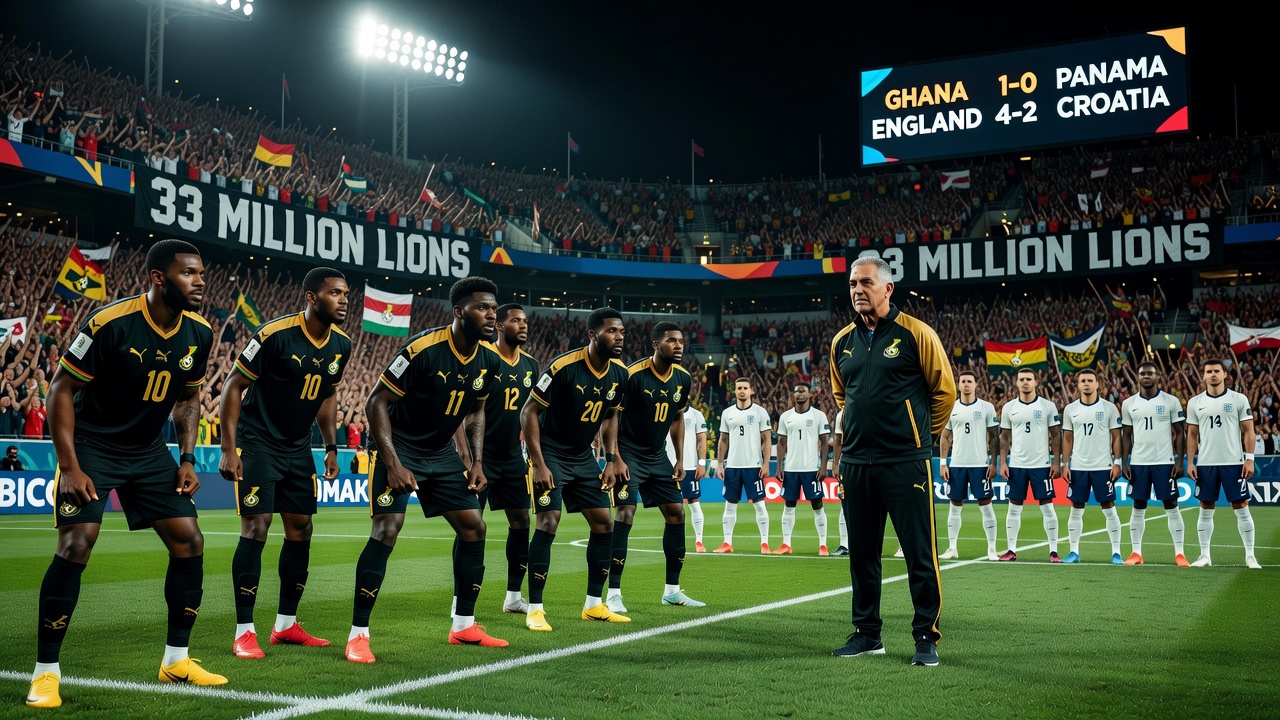 Queiroz Backs Ghana's 33 Million Lions to Rattle England in Boston