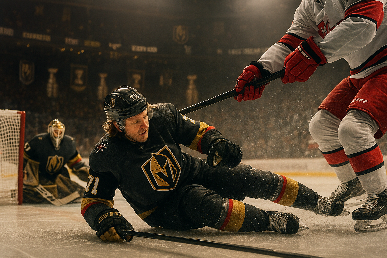 Karlsson ruled out for Game 2 as Golden Knights face elimination pressure