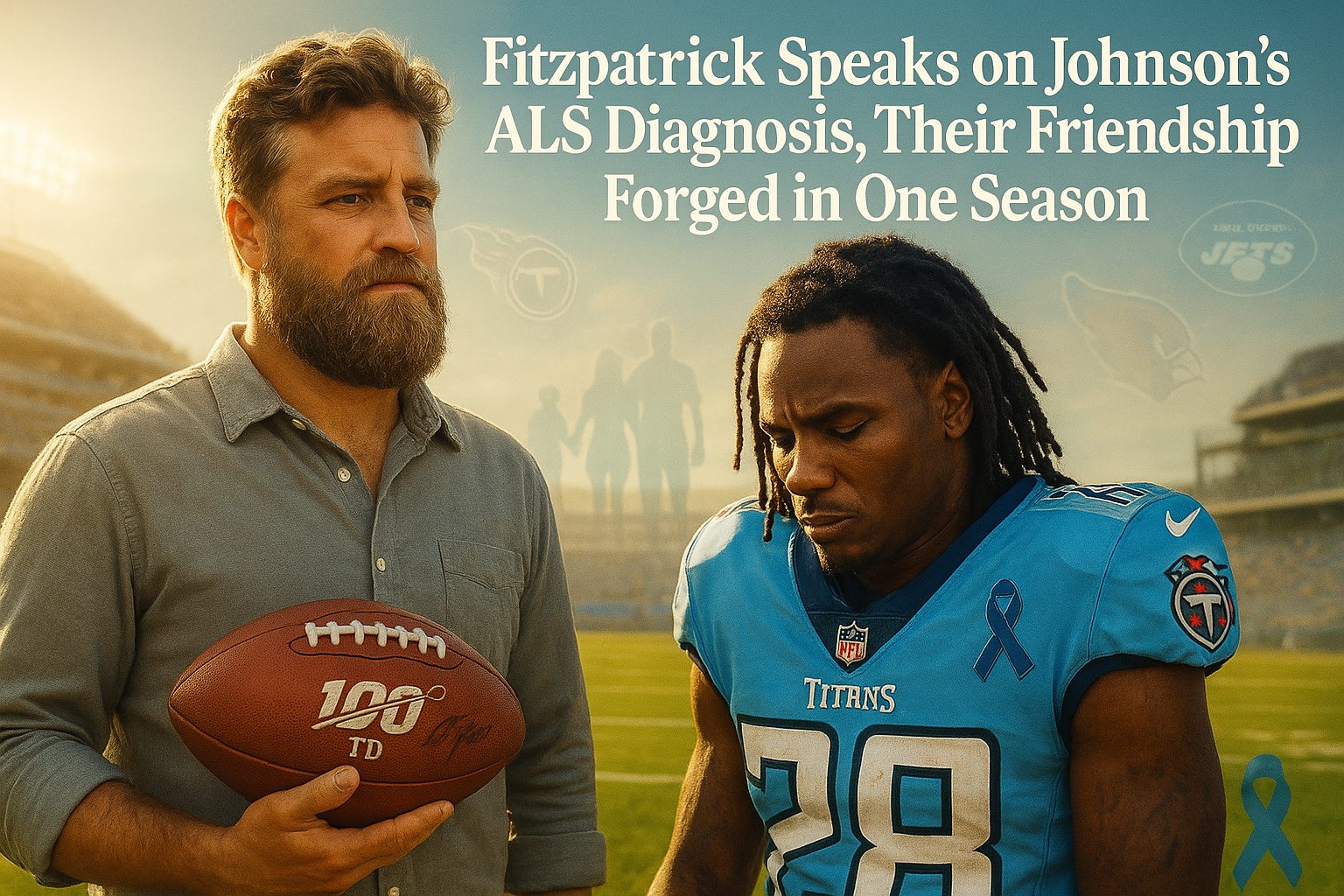 Fitzpatrick Speaks on Johnson's ALS Diagnosis, Their Friendship Forged in One Season