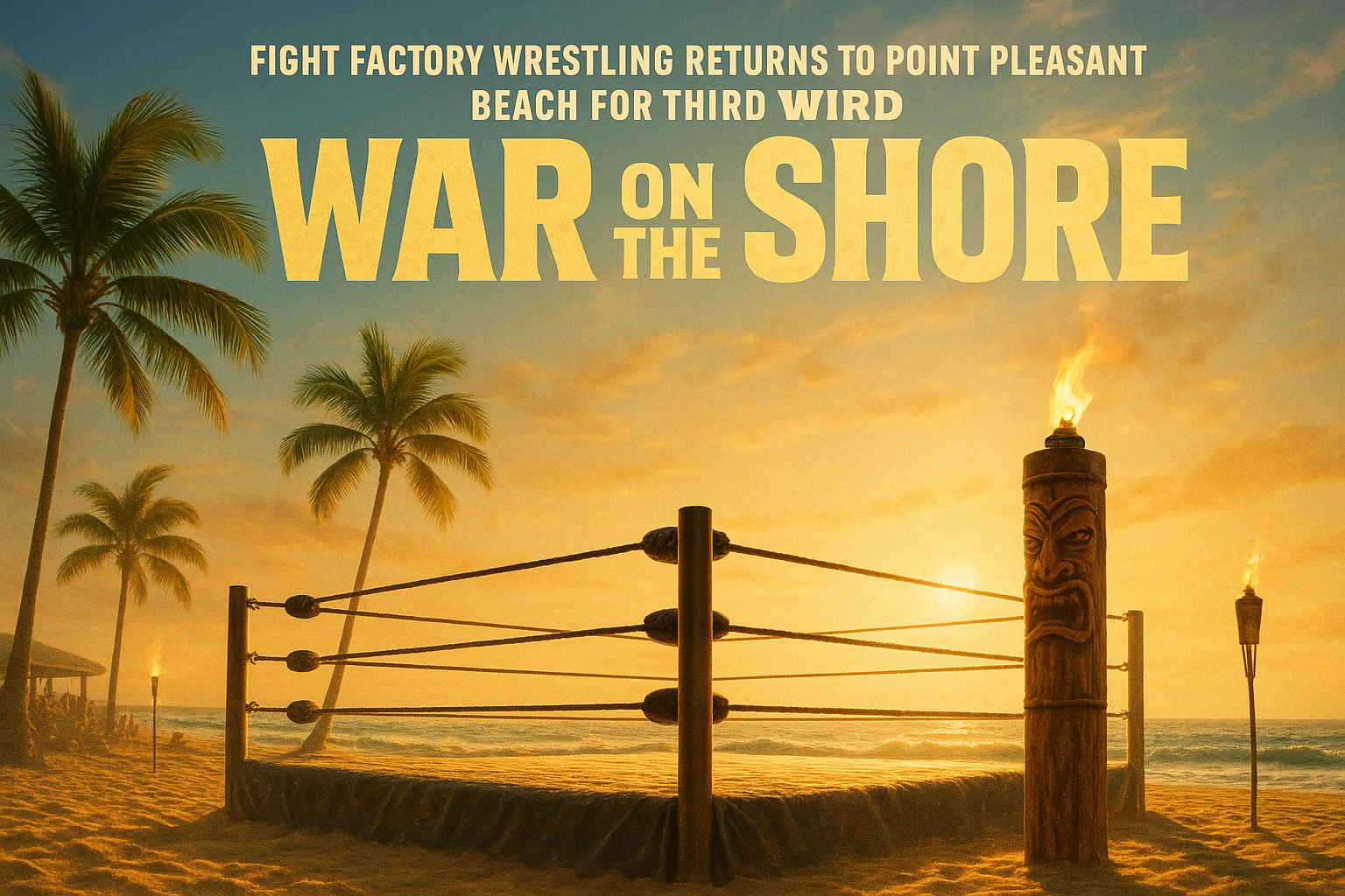 Fight Factory Wrestling returns to Point Pleasant Beach for third War on the Shore